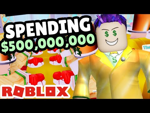 Spending $500,000,000 in My Restaurant! (Roblox)