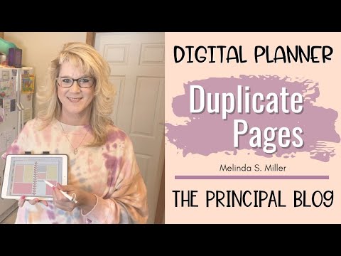 Digital Planner for Principals - Duplicate Pages