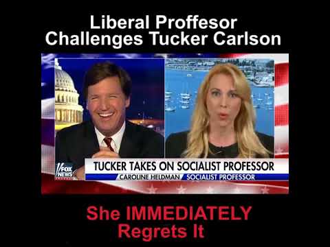 Ouch. She tried to outsmart him. But Tucker Carlson schools her in the best p..