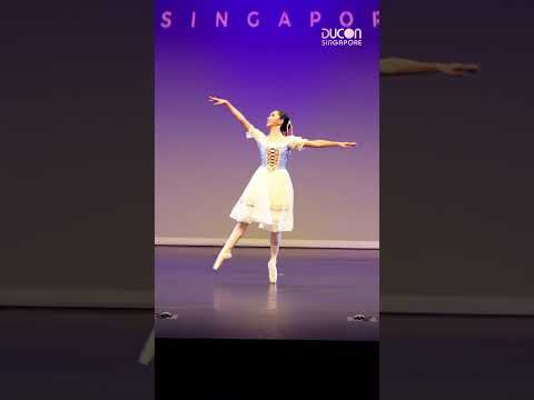 A glimpse of one of our DUCON Singapore students performing the Swanhilda Variation from Coppélia!