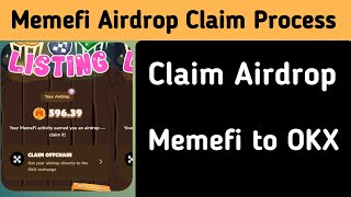 How To Claim Memefi Airdrop|| Memefi Airdrop Allocation Live 🪂 Memefi Claim Airdrop OKX