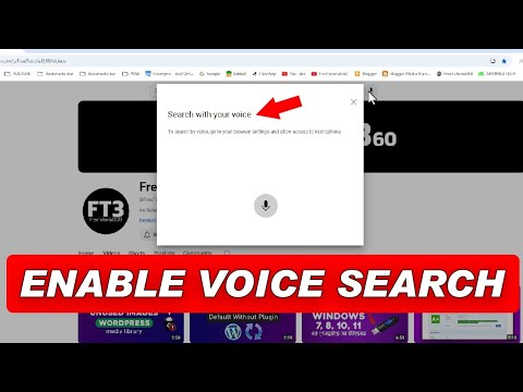 Fix To Search By Voice Go To Your Browser Settings And Allow Access To Microphone