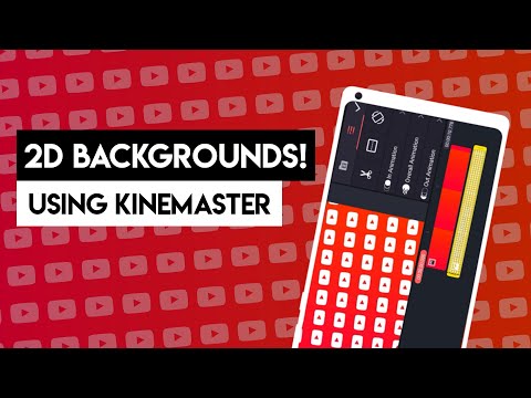 How To Make a 2D Animated Background In Kinemaster & Pixellab | Graphics Tutorial Android