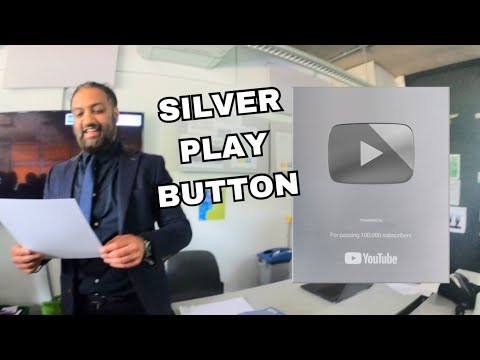 Silver Play Button Unboxing!