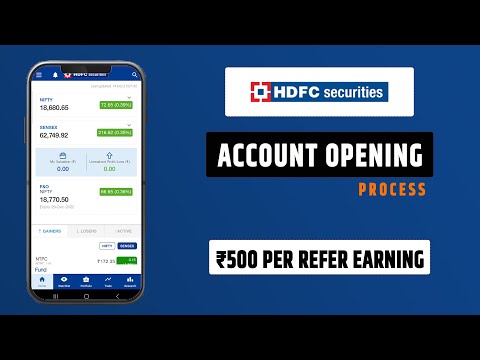 Hdfc demat account opening process | Hdfc securities refer and earn | Hdfc securities trading demo