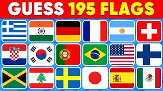 🚩 Guess the Country by the Flag Quiz 🌎 | Can You Guess the 195 Flags?