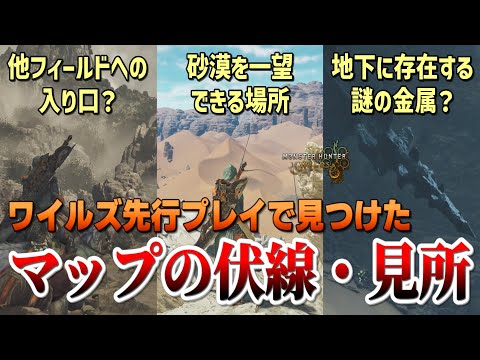 【先行プレイ】隔ての砂原の新映像！！隠されていた絶景・伏線を紹介！『モンスターハンターワイルズ』先行プレイ