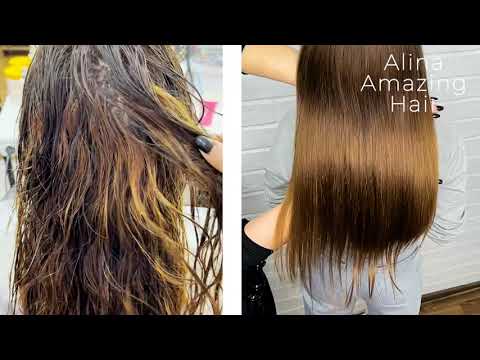 ✅ Keratin Smoothing Treatment #amazinghair