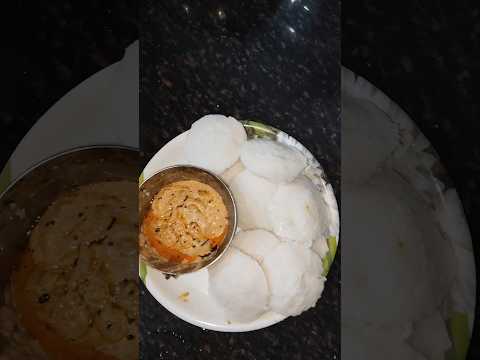 Edli with chutney/ edli recipe #food #trending #shortsviral #cooking #viral