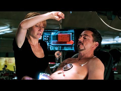 토니 & 페퍼 아크 리액터 교체 장면 | 아이언맨 (Iron Man, 2008) [4K]