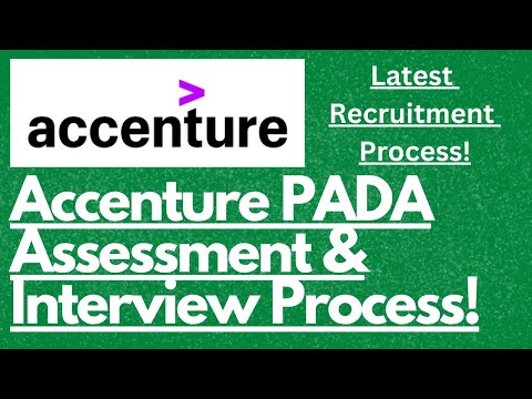 Accenture Latest 2024 PADA Assessment & Interview Process | How To Prepare for Accenture Drive🔥🔥