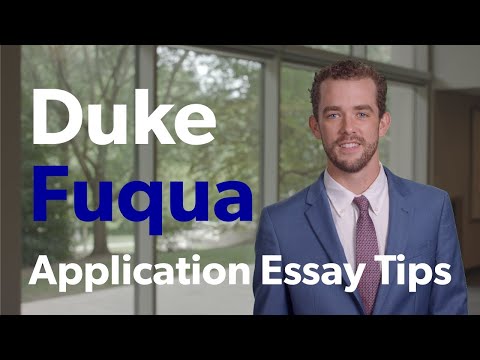 Application Essay Tips for your Duke Fuqua one-year Masters application