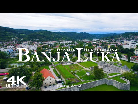 BANJA LUKA 🇧🇦 Drone Aerial 4K | Бања Лука Mostar Bosnia & Herzegovina Босна