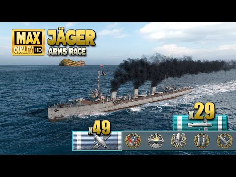 Destroyer Jäger: Last hope in Arms race - World of Warships