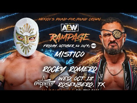 Mistico Vs Rocky Romero - AEW Rampage 10/20/2023 - Highlights