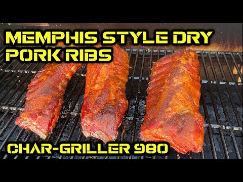 Memphis Style Dry Pork Ribs | Char-Griller Gravity 980