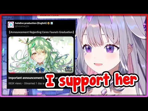 [ENG SUB/Hololive] Biboo's thoughts on Fauna's graduation