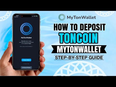 How to Deposit Toncoin $TON on MyTonWallet: Step-by-Step Guide for Beginners ✅