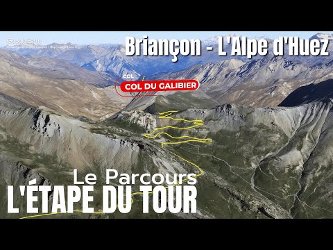 Parcours de l'étape du Tour de france 2022 | Briançon - l'Alpes d'huez