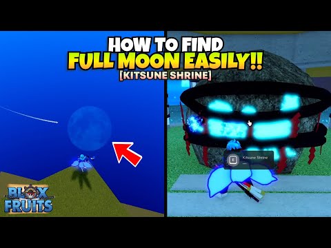 How To Find Full Moon Server Easily For Kitsune Shrine!! ( Blox Fruits )