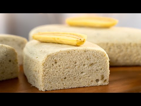 蒸香蕉海绵蛋糕 | 无泡打粉苏打粉 | 分蛋法 Steamed Banana Sponge Cake | No Baking Powder & Soda [My Lovely Recipes]