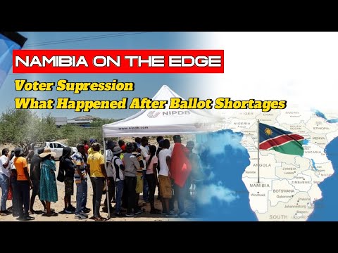 WATCH LIVE▶️Election Day Disaster🇳🇦 Namibia's Struggle with Voting Irregularities,😰SWAPO TIME UP