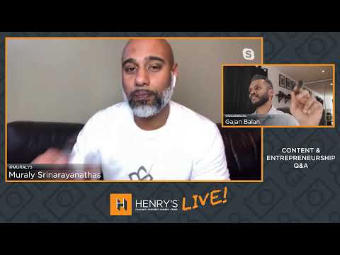 Henry's Live! Content & Entrepreneurship with Muraly