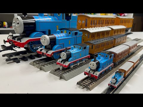 Thomas & Friends in 5 Scales! G, O, S, HO, N scale trains with Diapet