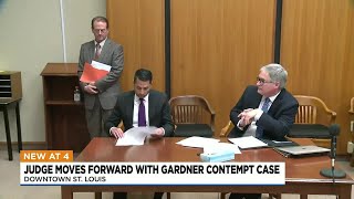 Judge scolds Gardner in contempt hearing