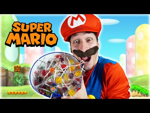 Super Mario Halloween Candy Hunt In Real Life 🍭