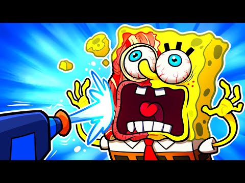 I Powerwashed SpongeBob's Face Off...