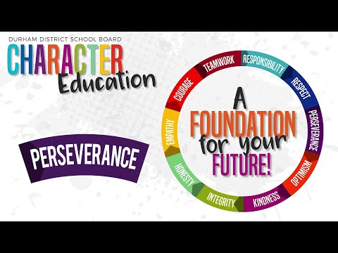 DDSB Character Traits – Perseverance