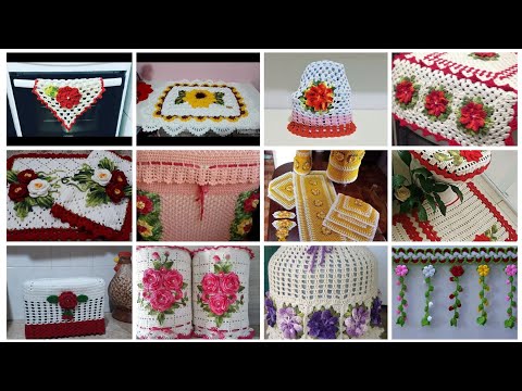 Ideas elegantes y hermosas de patrones de crochet hechos a mano para decoraciones del hogar