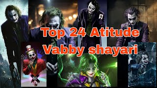 Top 24 atitude vabby shayari ll part 3 ll  #vabby_shayari #attitude #vabby731