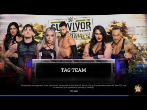 FCL Presents WWE Survivor Series 2024 Liv Morgan & Dominic Mysterio vs. Rhea Ripley & Damien Priest