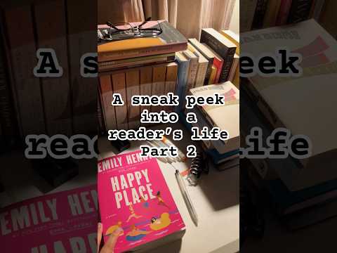 Sneak peek into a reader’s life pt 2 #booktube #bookshorts #booksta #readers #reading #books #reels