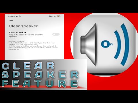 Redminote10//Clear Speaker//Hidden Feature// Xiaomi Device // Setting