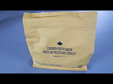 Tasting 2020 Canadian Military IMP MRE Individual Meal Pack Menu 21