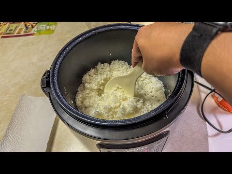 How to COOK Rice in Rice Cooker (under 2 Minutes)