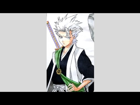 Drawing Toshiro Hitsugaya from Bleach #shorts #short #artsyfam #art #anime #trending #viral #bleach