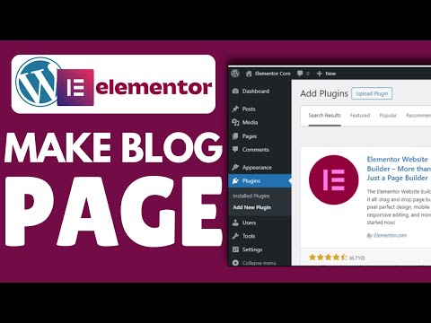 Create a Blog Page Using Elementor | WordPress (2025) 📝