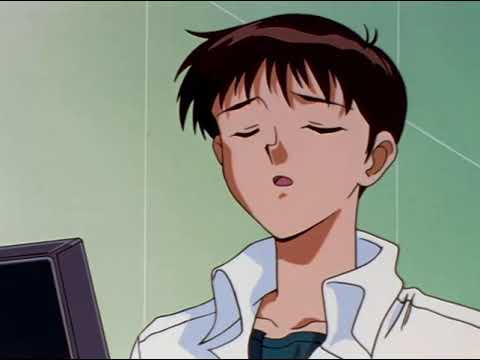 Asuka Trying to Impress Shinji "Giant Stroke Entry!" | Neon Genesis Evangelion | HD Scene