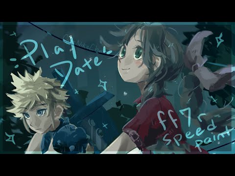 Play Date - Final Fantasy VII Remake / Speedpaint