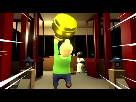 BALDI AND GRANNY FOUND A BIG GOLDEN POT in HUMAN FALL FLAT