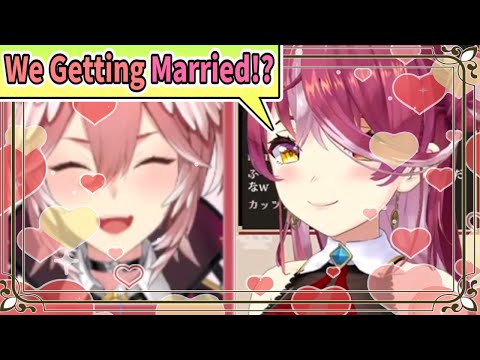 Marine And Lui Getting Married !? [ENG SUB] Hololive