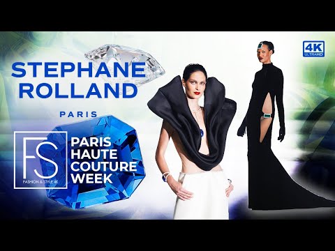 STEPHANE ROLLAND FW 2024-25 PARIS FASHION WEEK Show HAUTE COUTURE 4K Ariadna Gutiérrez, Coco Rocha