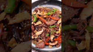 韓式炒粉絲 KOREAN GLASS NOODLES STIR-FRY #shorts