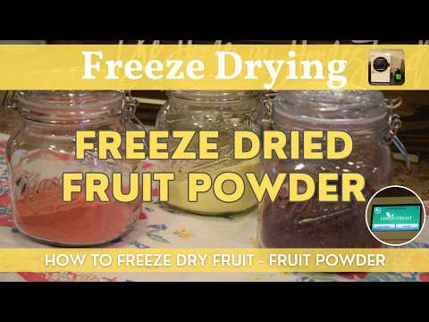 Freeze Dried Fruit Powder | Harvest Right Freeze-Dried Fruits | How to Freeze Dry Fruit!