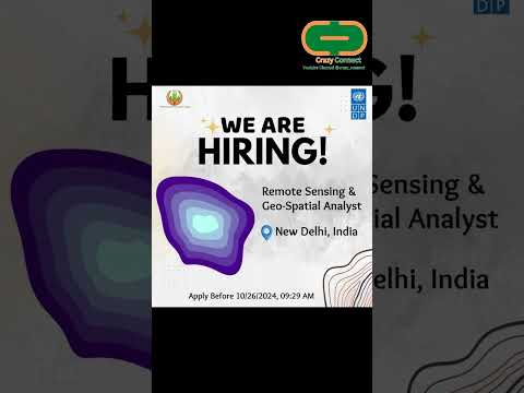 We're Hiring! Remote Sensing and Geo-Spatial Analyst | New Delhi, India