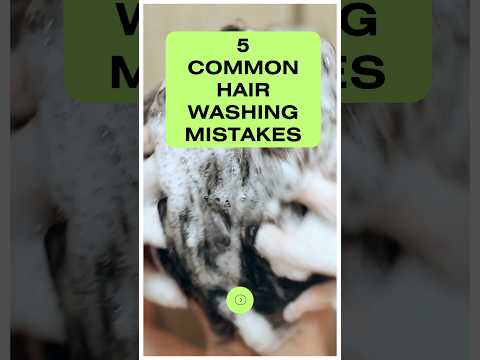 5 Common Hair Washing Mistakes💁💃🧴#shortsfeed #shorts #haircaretips